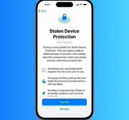 晋安苹果授权维修店分享被盗设备保护功能开启方法 