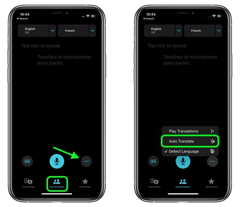 晋安苹果手机维修分享iOS 15 “翻译” App 新改进 