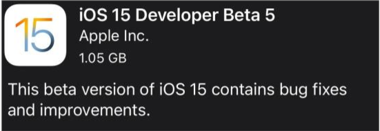 晋安苹果手机维修分享如何升级到iOS15.0 beta5 